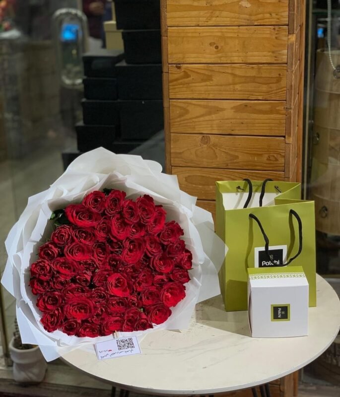 باقة ورد احمر جوري
